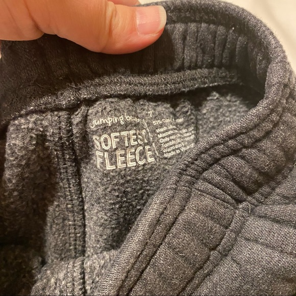 Jumping Beans Gray Softest Fleece Sweatpants - Picture 4 of 5